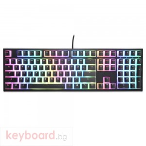 Геймърскa механична клавиатура Ducky One 2 Pudding RGB, Cherry MX Silent Red
