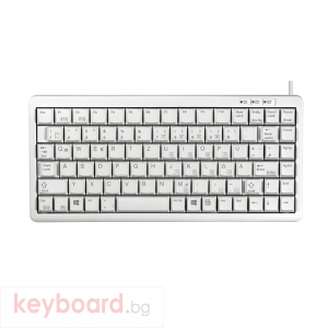 Жична клавиатура CHERRY G84-4100, USB, 86 клавиша, Светло сива