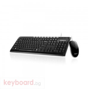 Kомплект клавиатура с мишка Gigabyte KM6150, V2, Черна