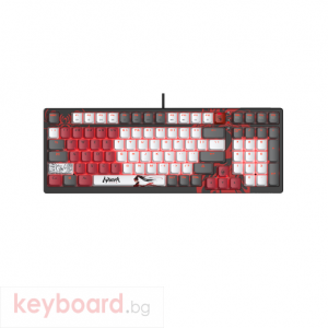 Геймърска механична клавиатура A4tech Bloody S98 Naraka, RGB, red switch,Черен