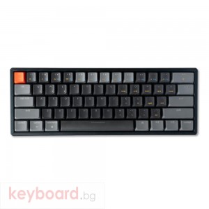 Геймърска Механична клавиатура Keychron K12 Hot-Swappable Aluminum 60% Gateron Blue Switch RGB LED ABS