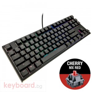 Геймърскa механична клавиатура Ducky One 2 RGB TKL, Cherry MX Red