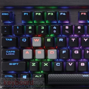 Клавиатура Corsair Gaming™ K65 RGB RAPIDFIRE Compact Mechanical Keyboard, Backlit RGB LED, Cherry MX RGB Speed (US)