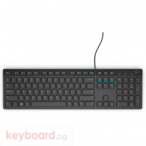 Клавиатура DELL KB216 Wired Multimedia Keyboard Black Retail