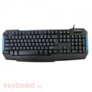 Клавиатура Мултимедийна Клавиатура DeTech KB337М USB