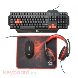 Гейминг КИТ Gembird Ultimate 4-in-1 Gaming kit, US layout