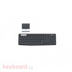 Клавиатура LOGITECH K375s Multi-Device Wireless Keyboard and Stand Combo