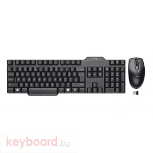Клавиатура TRUST Wireless Deskset (ремаркетиран продукт)