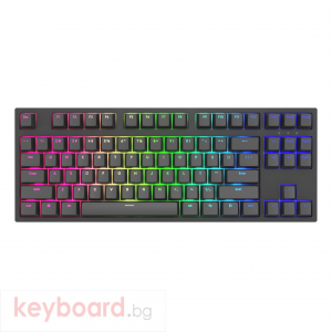Геймърскa механична клавиатура Dark Project KD87A Black TKL - G3MS Sapphire Switches, RGB, PBT Keycaps