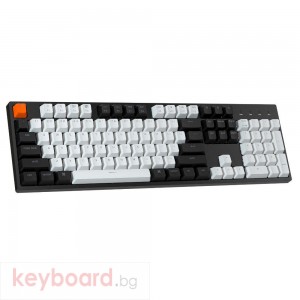 Геймърска Механична клавиатура Keychron C2 Full-Size Gateron G Pro Brown Switch White LED ABS