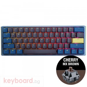 Геймърскa механична клавиатура Ducky One 3 Daybreak Mini 60%, Cherry MX Brown