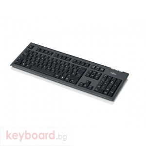 Клавиатура FUJITSU Мултимедийна KB410 black, тънка, USB,Фуджицу