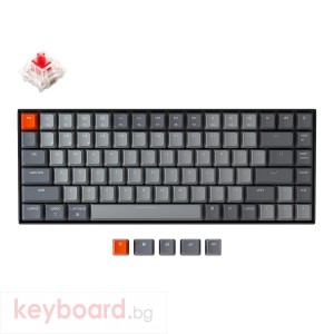 Геймърска Механична клавиатура Keychron K2 Compact Gateron Red Switch RGB LED ABS