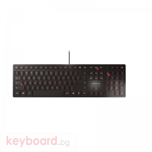 Жична клавиатура CHERRY KC 6000 Slim, SX технология,черна