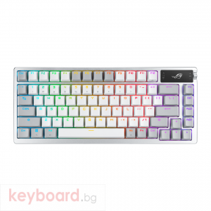 Геймърска безжична Клавиатура ASUS ROG Azoth - ROG NX Mechanical Switch Snow