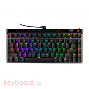 Геймърска Механична Клавиатура ASUS ROG Falchion Ace 75 HE Black - ROG HFX V2 Magnetic Switch