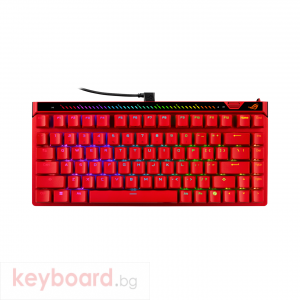 Геймърска Механична Клавиатура ASUS ROG Falchion Ace 75 HE Red - ROG HFX V2 Magnetic Switch