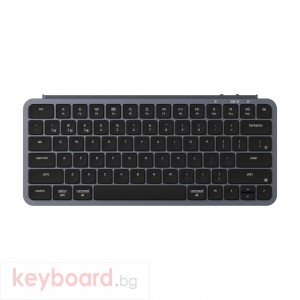 Безжична клавиатура Keychron B1 Pro Ultra-Slim Space Gray