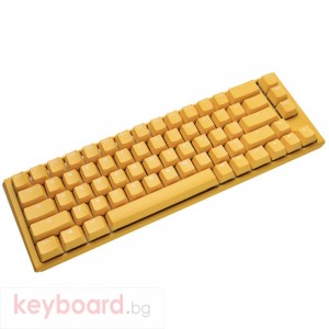 Геймърскa механична клавиатура Ducky One 3 Yellow SF 65%, Cherry MX Black