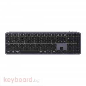 Безжична клавиатура Keychron B6 Pro Ultra-Slim - Space Gray