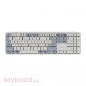 Безжична клавиатура Keychron B6 Pro Ultra-Slim - Retro Blue