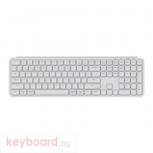 Безжична клавиатура Keychron B6 Pro Ultra-Slim - Ivory White