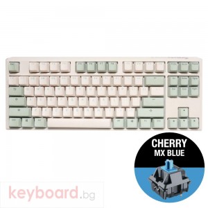 Геймърскa механична клавиатура Ducky One 3 Matcha TKL, Cherry MX Blue