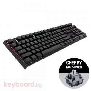 Геймърскa механична клавиатура Ducky One 2 RGB, Cherry MX Silver