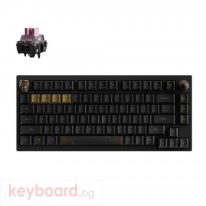 Безжична Механична клавиатура Keychron Black Myth Wukong - TTC Golden Pink Switch
