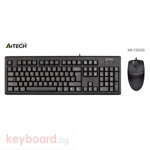 Клавиатура A4 TECH KB-72620 Комплект клавиатура и мишка, USB