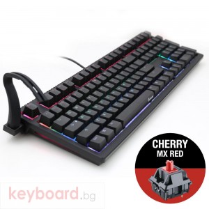 Геймърскa механична клавиатура Ducky Shine 6 RGB, Cherry MX Red