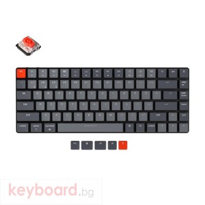 Геймърска Механична клавиатура Keychron K3 TKL Gateron Low Profile Red Switch RGB LED Gateron Low Profile Red Switch ABS