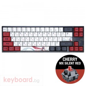 Геймърскa механична клавиатура Ducky x Varmilo Miya Beijing Opera 65%, Cherry MX Silent Red