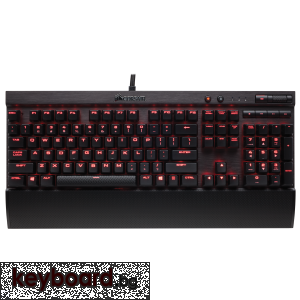 Клавиатура CORSAIR K70 RapidFire, Black, Red LED, Cherry MX Speed