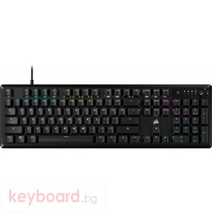 Геймърска механична клавиатура CORSAIR K70 Core RGB Corsair MLX Red Switch - Black