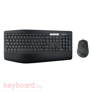 Kомплект клавиатура с мишка Logitech MK850, Безжичен, Bluetooth, 2.4 GHz, Черен