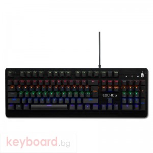 Механична Геймърскa клавиатура Spartan Gear Lochos, Xinda Blue