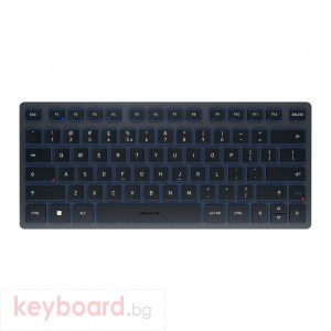 Безжична клавиатура CHERRY KW 7100 MINI BT, Bluetooth, Черна