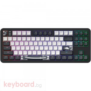 Геймърскa механична клавиатура Dark Project ALU87B Bushido RGB