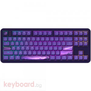 Геймърскa механична клавиатура Dark Project ALU87B Celestial RGB