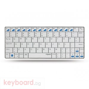 Клавиатура RAPOO E6300 White Блутут ултра тънка клавиатура за iPad/iPhone