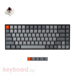 Геймърска Механична клавиатура Keychron K2 Compact Gateron Brown Switch White LED Gateron Brown Switch ABS