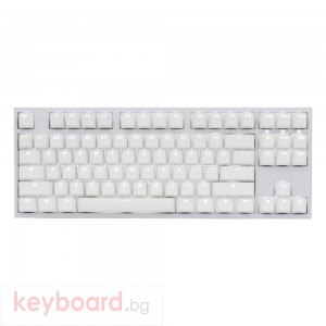 Геймърскa механична клавиатура Ducky One 2 White TKL, Cherry MX Silver