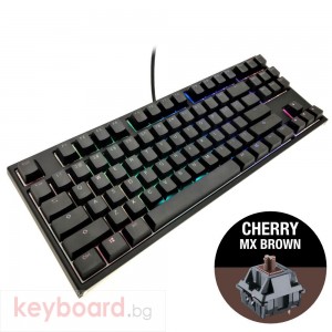 Геймърскa механична клавиатура Ducky One 2 RGB TKL, Cherry MX Brown