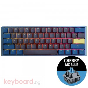 Геймърскa механична клавиатура Ducky One 3 Daybreak Mini 60%, Cherry MX Blue