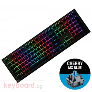 Геймърскa механична клавиатура Ducky Shine 7 Gunmetal Gray RGB, Cherry MX Blue