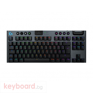 Безжична геймърска механична клавиатура Logitech G915X Lightspeed TKL - Tactile Switch