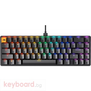 Геймърска механична клавиатура Glorious GMMK 2 Black Compact- Fox Switches US-Layout