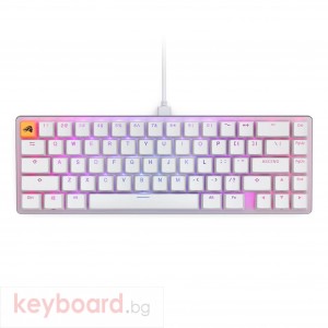 Геймърска механична клавиатура Glorious GMMK 2 White Compact- Fox Switches US-Layout