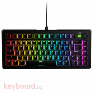 Геймърска механична клавиатура Glorious GMMK 3 75% Black - Fox Linear Switches